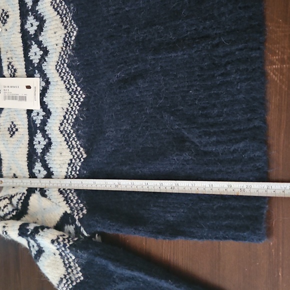 Sea New York Blue Fair Isle small BNWT - Picture 7 of 7
